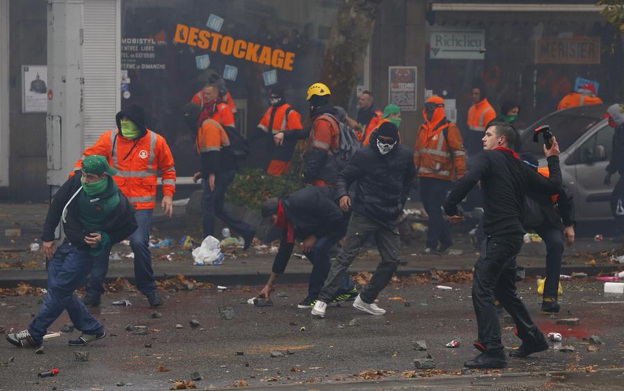 Belgians demonstrate over austerity measures