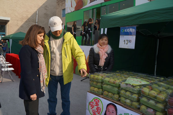 Chinese market ripe for US pears