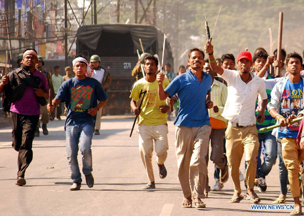 55 killed in massacre by tribal rebels in NE India