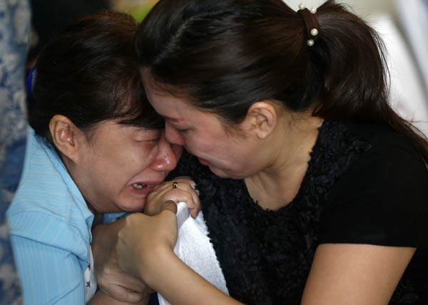 Family members devastated by missing AirAsia plane