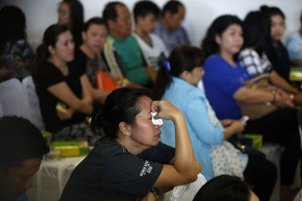 Family members devastated by missing AirAsia plane