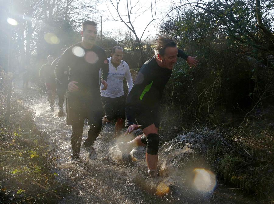 Cameron takes part in Great Brook Run