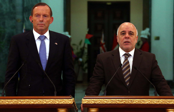 Australian premier makes unannounced trip to Iraq