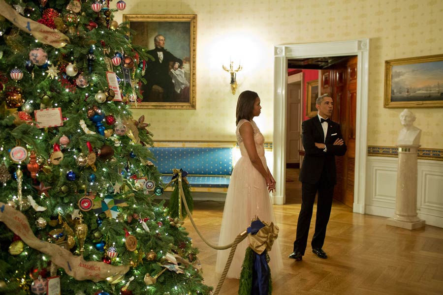 Obama's year in photos