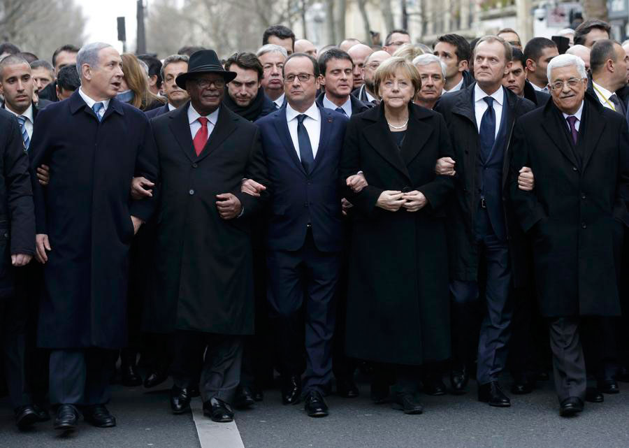 Marching in solidarity: Paris 'unity rally' in photos