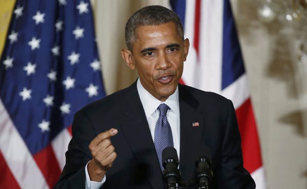Obama, Cameron pledge to help seek justice for Paris attacks