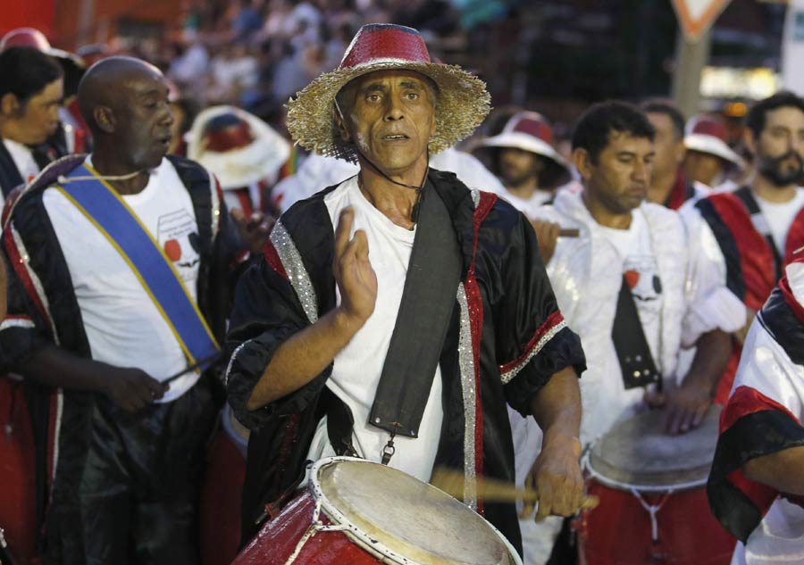 Llamadas parade celebrated in Uruguay