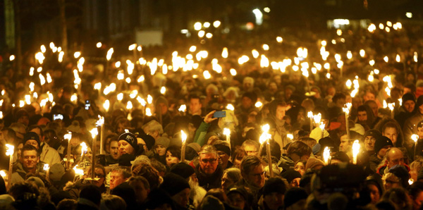 Copenhagen holds memorial service for victims of shootings