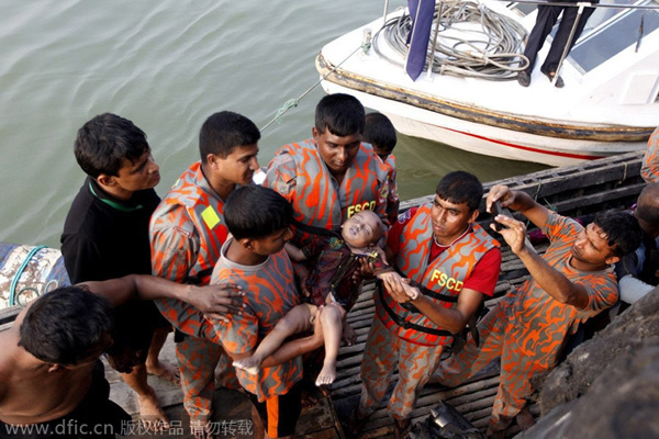 Death toll rises to at least 65 in Bangladesh ferry disaster