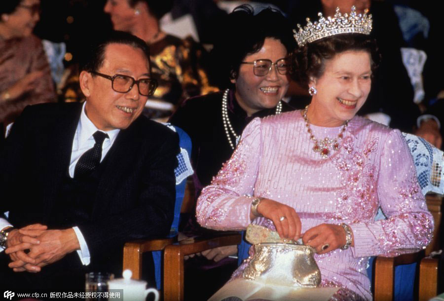 Royal moments: British Queen's visit to China in 1986