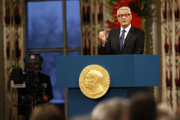 Nobel Peace Prize chairman demoted