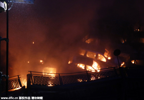 Car yard goes up in smoke