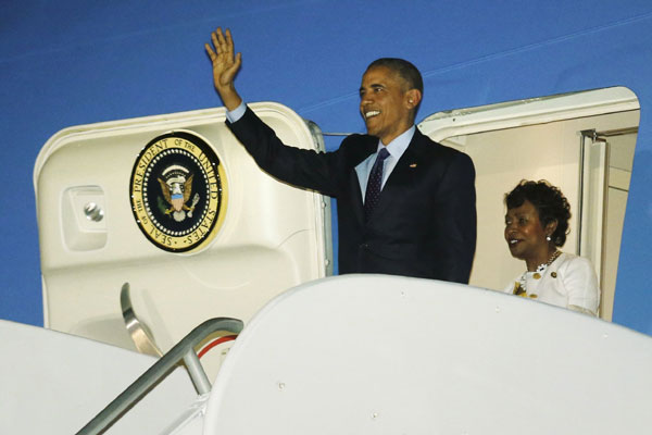 Energy security, goodwill top Obama agenda in Jamaica visit