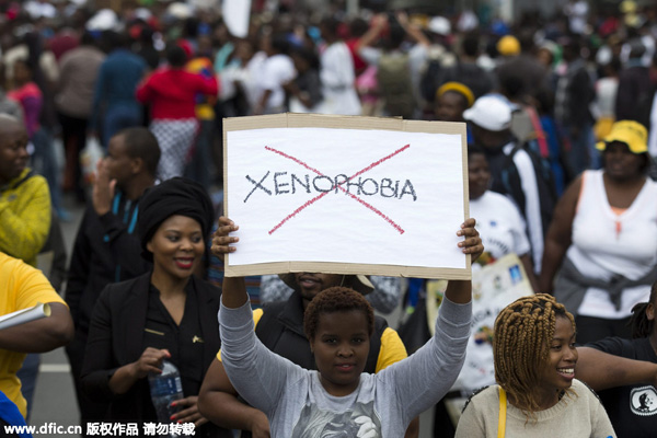 S. African cabinet condemns xenophobia violence