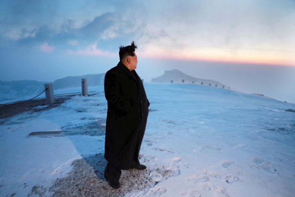 DPRK leader says nuclear weapon no match for revolutionary spirit