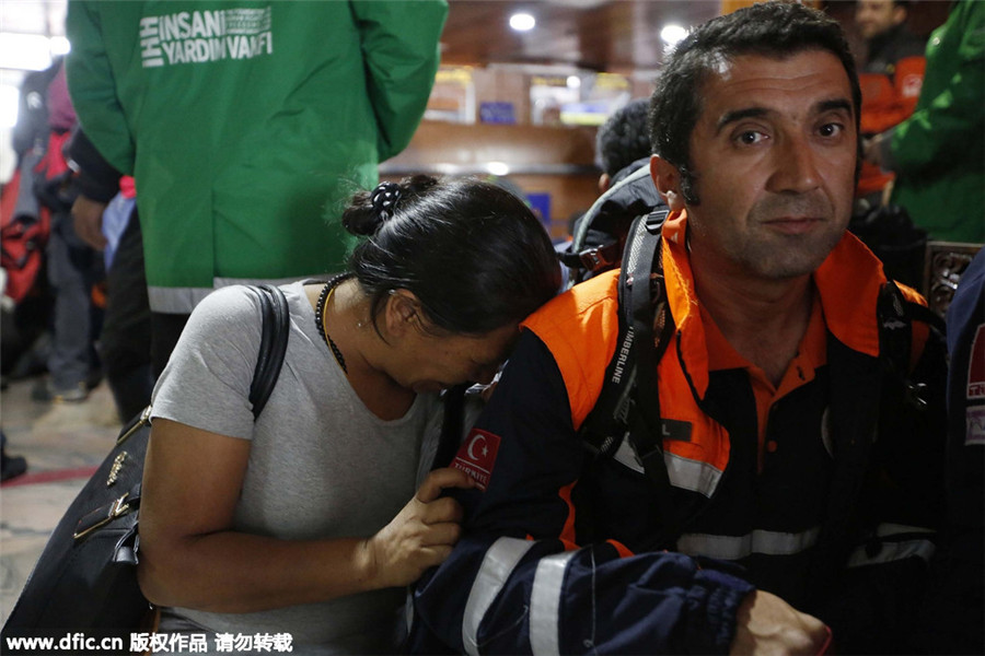 International teams start search-and-rescue operations in Nepal