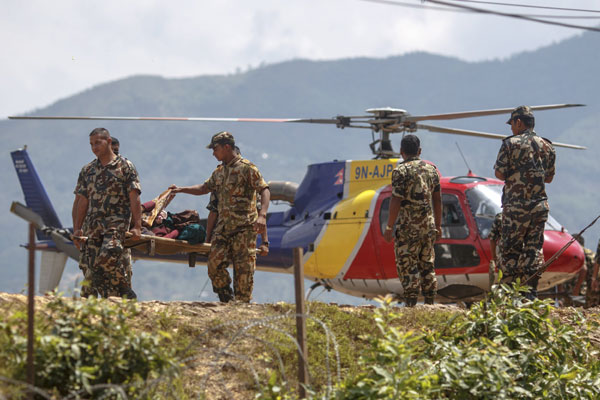 Boy rescued five days after Nepal quake