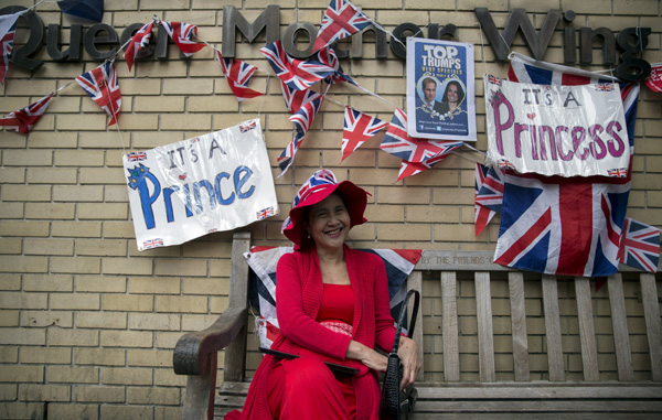 Britain's Duchess of Cambridge in labor