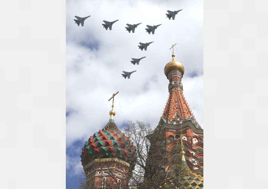 China joins rehearsal for Victory Day parade in Moscow