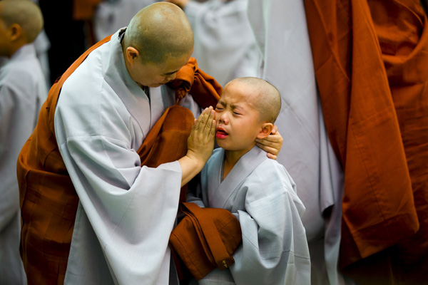 Head start on living like a Buddhist monk