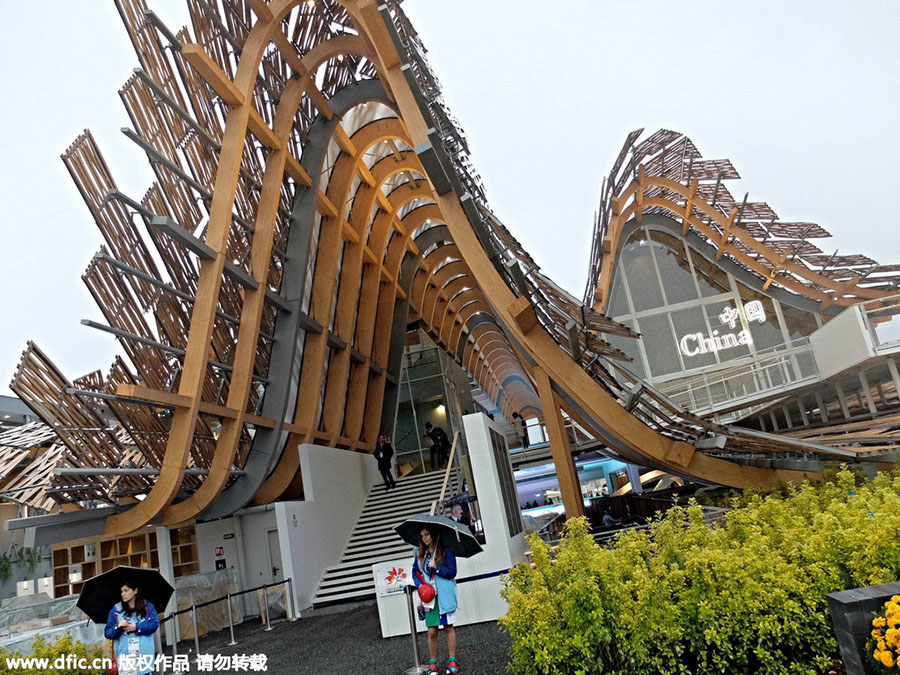 In photos: Inside China Pavilion at Milan Expo