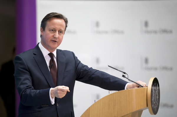 UK prime minister outlines who can vote in referendum