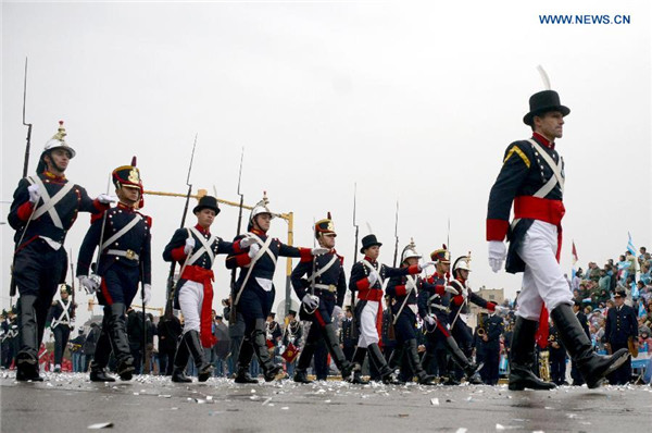 205th anniv. of Revolution of May marked in Argentina