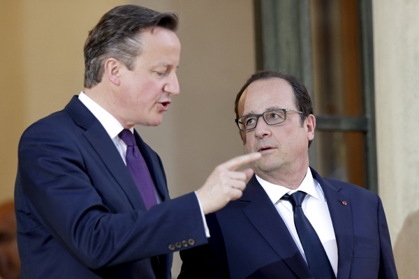 UK's Cameron in Paris to push for EU reforms
