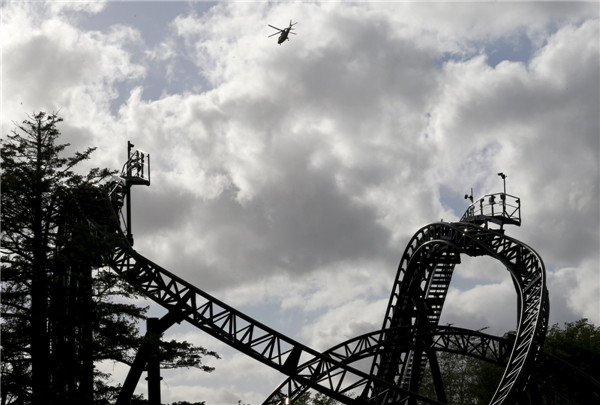 Four seriously hurt in British park rollercoaster a