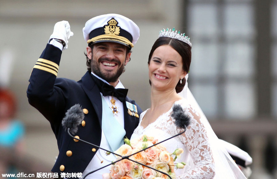 Swedish Prince Philip marries reality TV star