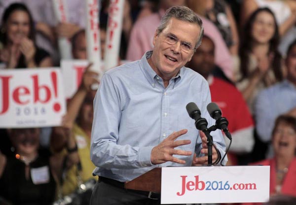 Jeb Bush vows to 'fix' Washington as he launch