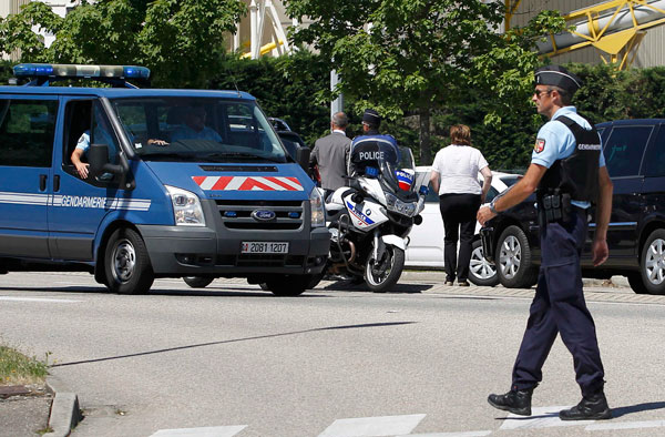 Severed head found in suspected French Islamist attack