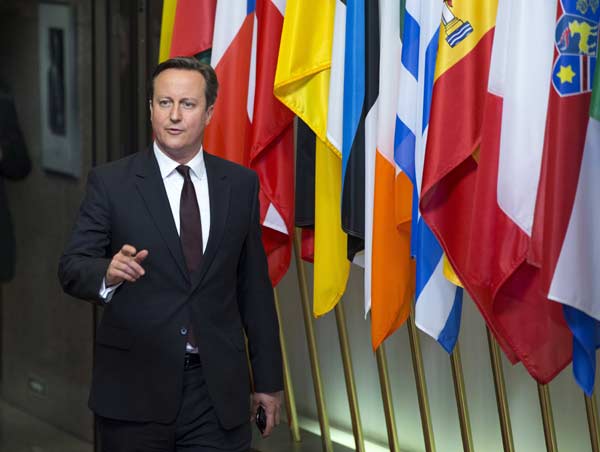 Cameron says delighted EU renegotiation is underway