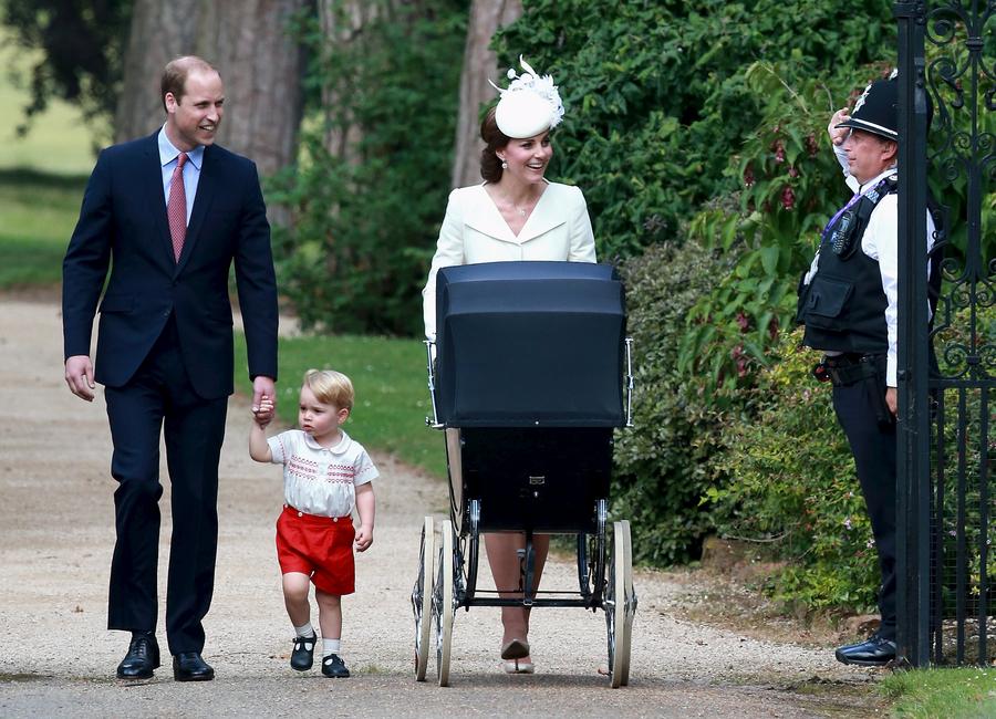 UK's Princess Charlotte christened on royal estate