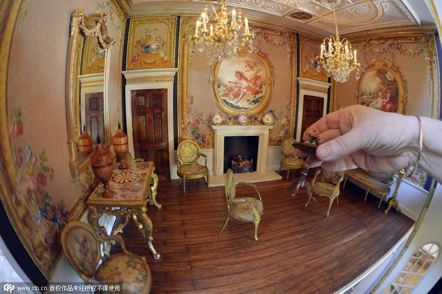 Collection of 70 dollshouses gifted to Newby Hall