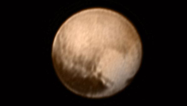 Pluto shows welcoming 'heart' to approaching New Horizons
