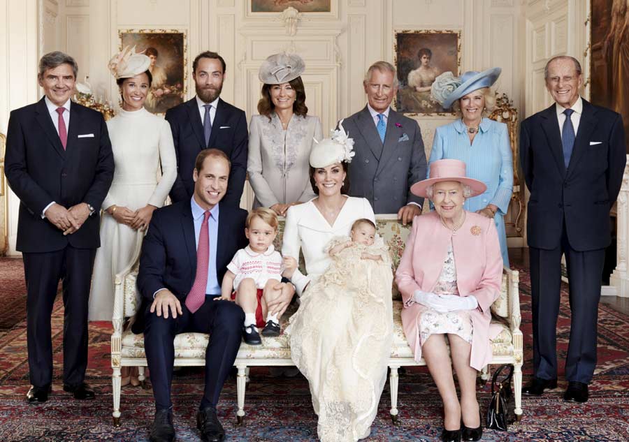 Official pictures of Princess Charlotte's christen