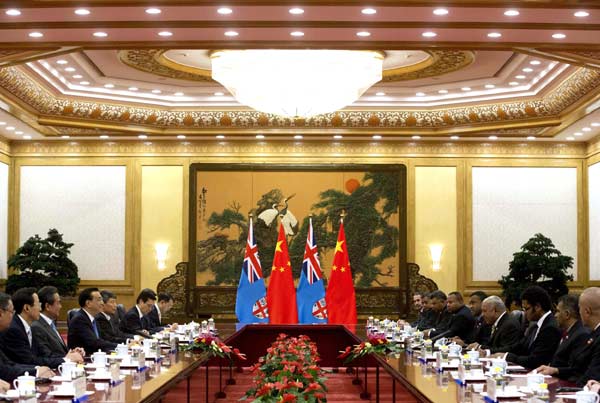 Premier Li expects progress in China-Fiji FTA feasibility study