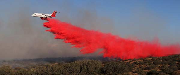 California brush fire forces evacuation of more than 300 campers