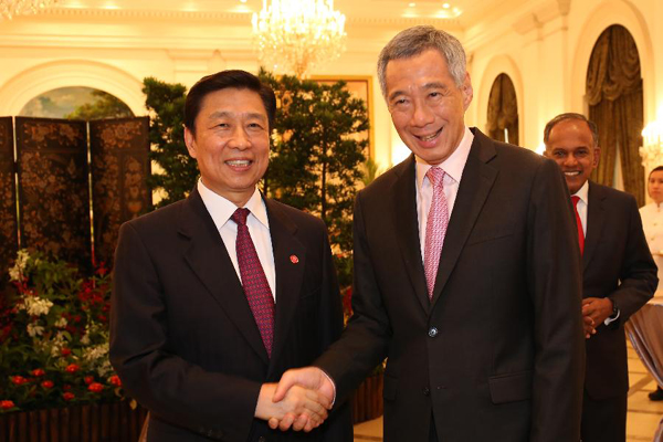 Chinese VP attends Singapore's independence anniversary celebration