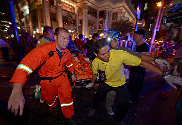 Three Chinese among 22 killed in Bangkok bomb explosion