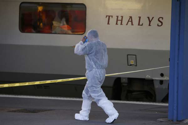 Two Americans subdue gunman in French train shooting