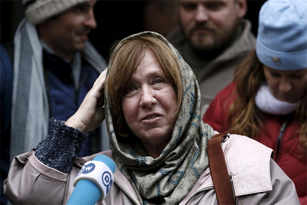 Belarusian scoops Nobel literature award with journalistic efforts