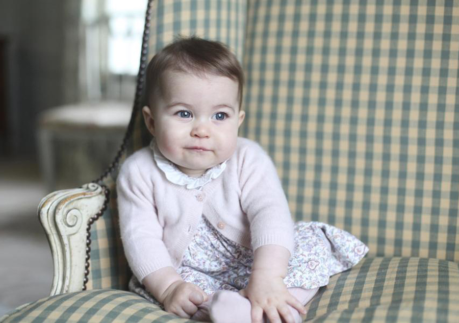 New photos of Britain's Princess Charlotte rele