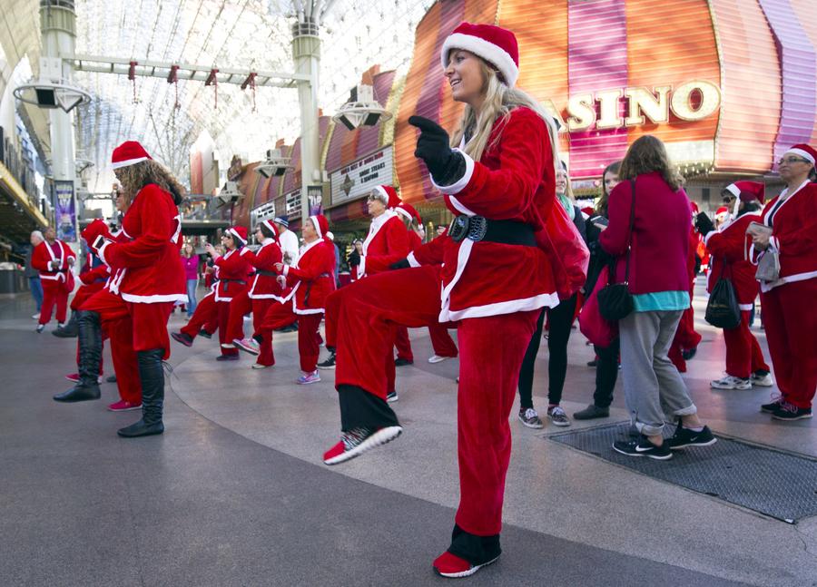 Riding with Santa Claus around the world