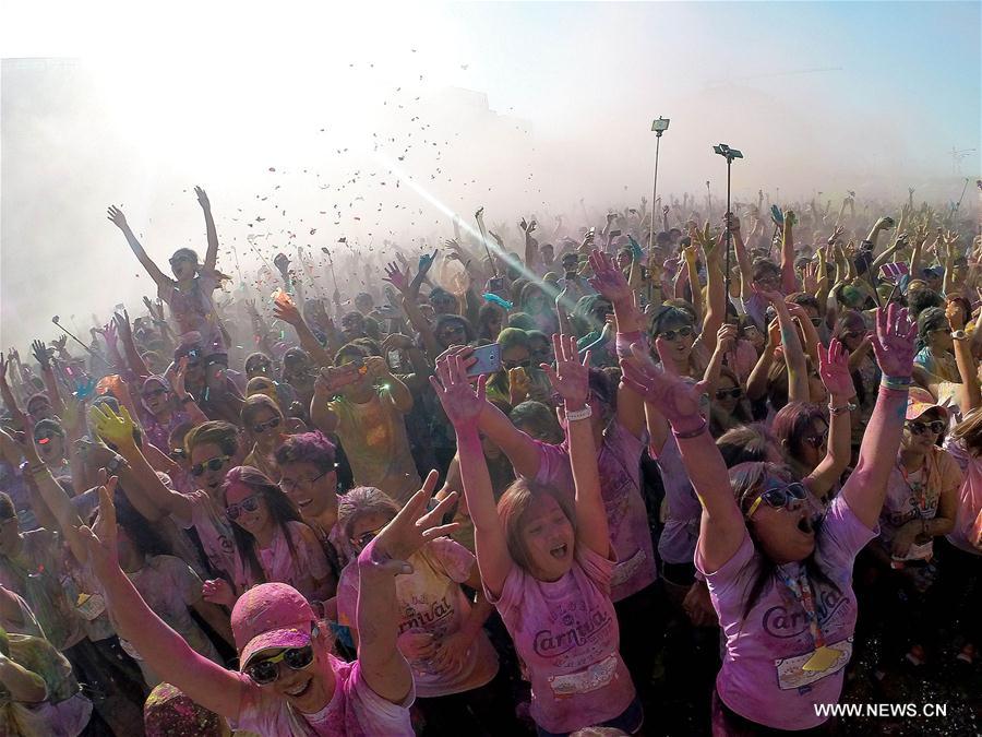 Annual Color Manila Run held in Philippines