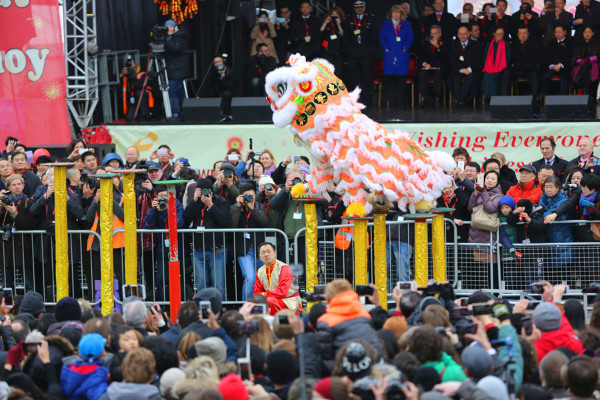 London marks Chinese New Year with biggest party outside Asia