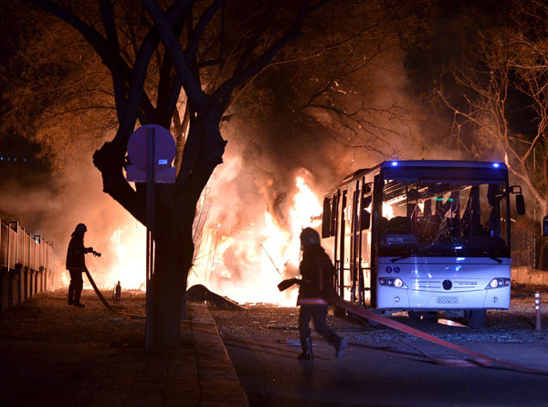 China blames terrorism after Ankara attack