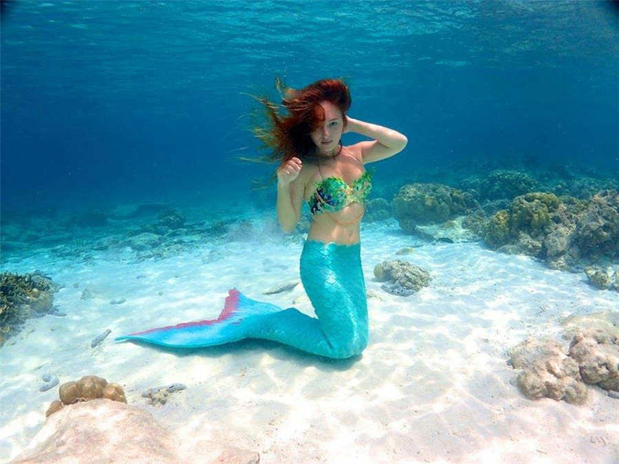 Meet Melanie, the real-life mermaid