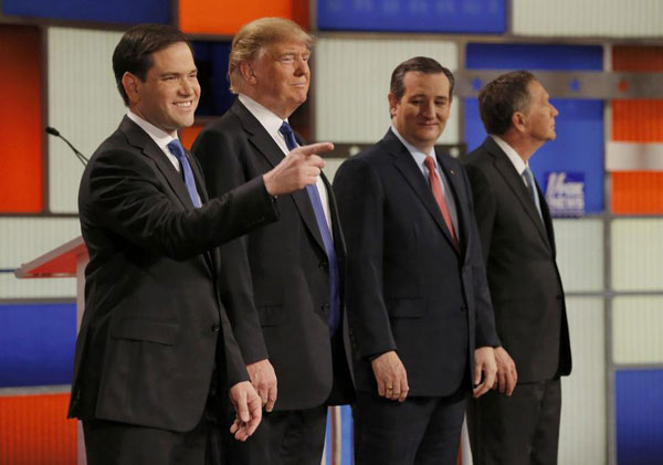 Trump leads Republican race, but rival candidates continue to hang on